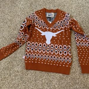 UT Texas Longhorns ugly sweater S